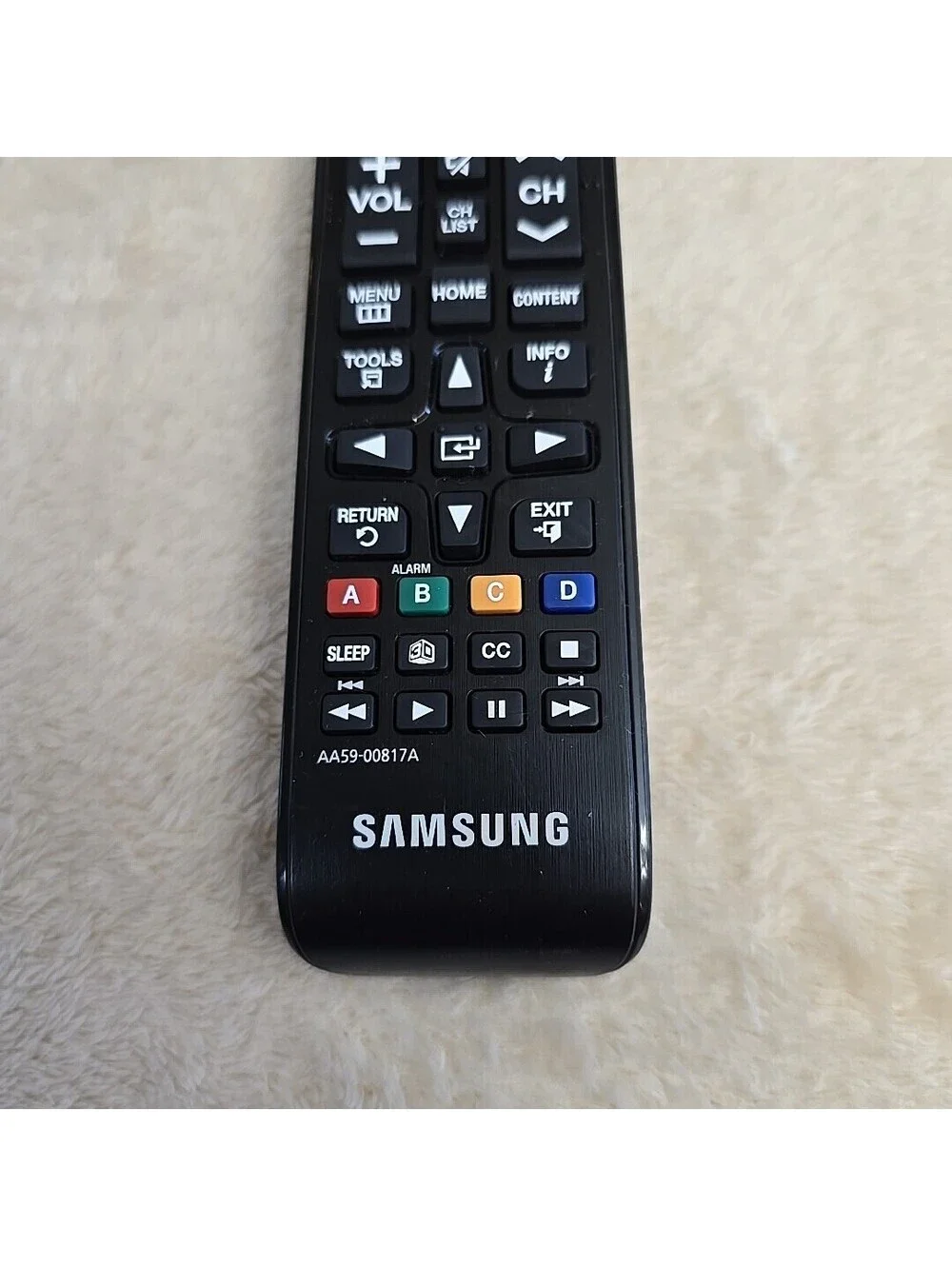 Original TV Remote Control for Samsung HG40NE478 Television (USED) Aa59-00817A